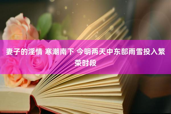 妻子的淫情 寒潮南下 今明两天中东部雨雪投入繁荣时段