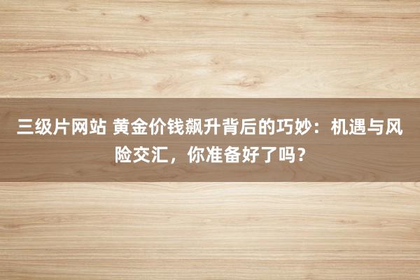 三级片网站 黄金价钱飙升背后的巧妙：机遇与风险交汇，你准备好了吗？